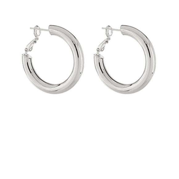 30mm Bold Metal Hoops - Picture 2 of 2